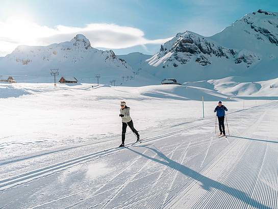Langlauf auf der Melchsee-Loipe